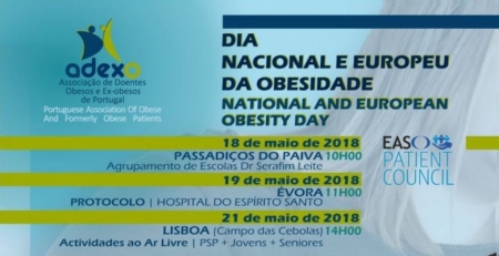 ADEXO assinala Dia Nacional e Europeu da Obesidade até 21 de maio